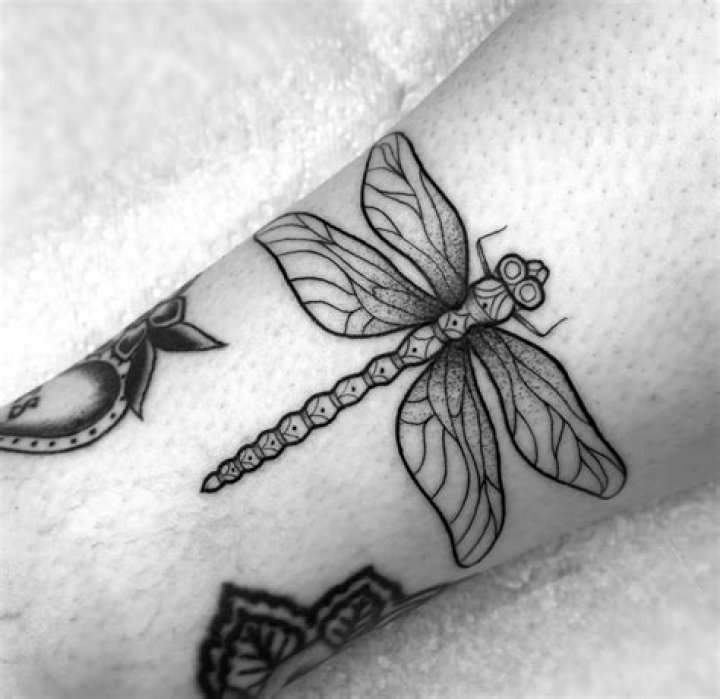 Artistic Expressions: Meaningful Forearm Dragonfly Tattoos