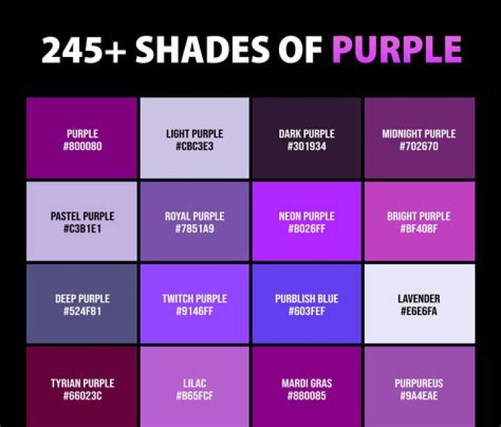 Discover The Perfect Purple Match: The Ultimate Color Guide