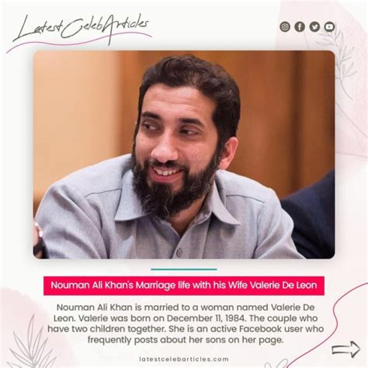 Meet Valerie De Leon, The Wife Of Nouman Ali Khan