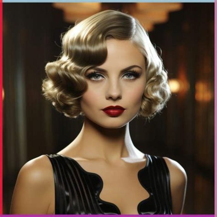 Sleek And Vintage: Guide To Short Hair Finger Wave Styles