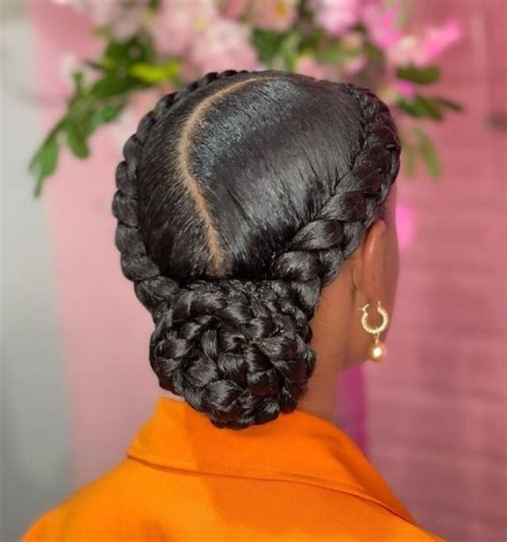 Stunning Black Hairstyles: Braid And Bun Ideas