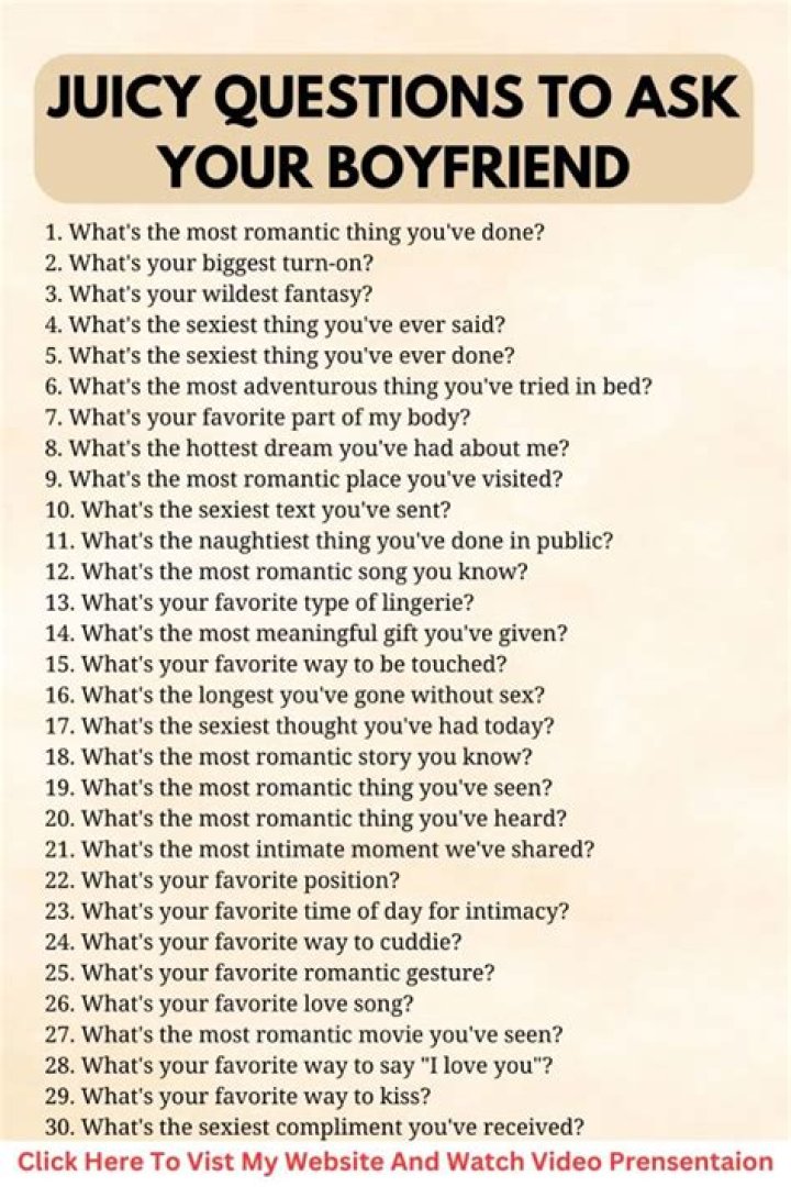 Uncommon And Striking Questions To Ask Your Boyfriend