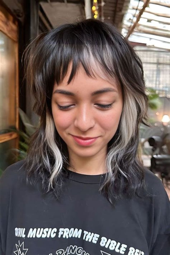 Unleash The Edgy Wolf Cut With Stunning Highlights